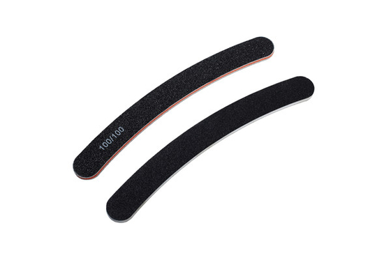 Mini Professional Nail Art Beauty 100 Grit Curved , wear-resistant