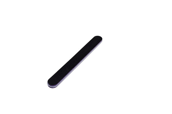 Wear Resistant Nail Buffer Two Sides , Black Nail File tool