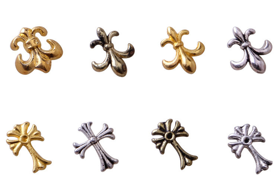 Fashional Metal Glitter Nail Art Decorations 3D Nail Stickers