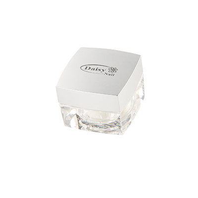 Popular Long Lasting Nail UV Gel Coat In Square Silver Bottle