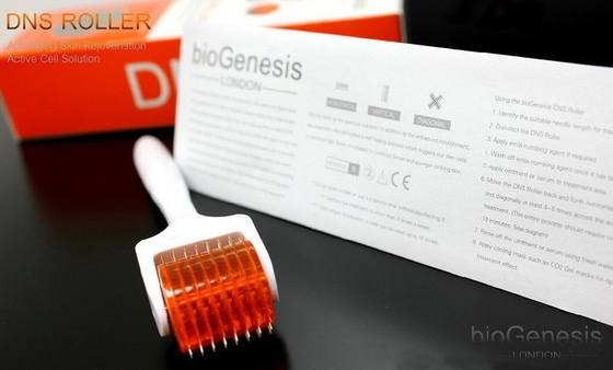 DNS biogenesis Derma Roller skinn Therapy Face Body Micro DNS Derma Roller 200 titanium needles face skin body roller