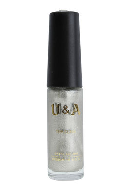Varnish Gold Silver Glitter Nail Lacquer / Polish Nail Art Brush Pen For Draw Line