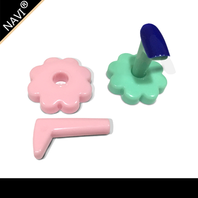 Small Nail Art Tools Pink Green Nail Art Practice Frame for DIY faise nail tips