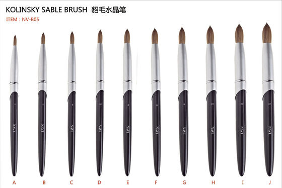 Durable Painting Nail Art Brushes kolinsky acrylic nail brushes